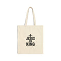 Jesus Is King Tote | Christian Easter, Faith Canvas Bag