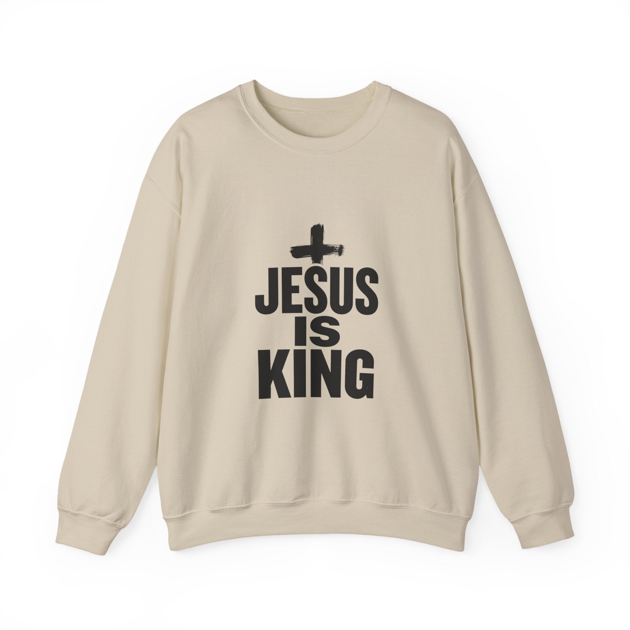 Jesus Is King Sweatshirt | Christian Easter, Resurrection Scripture