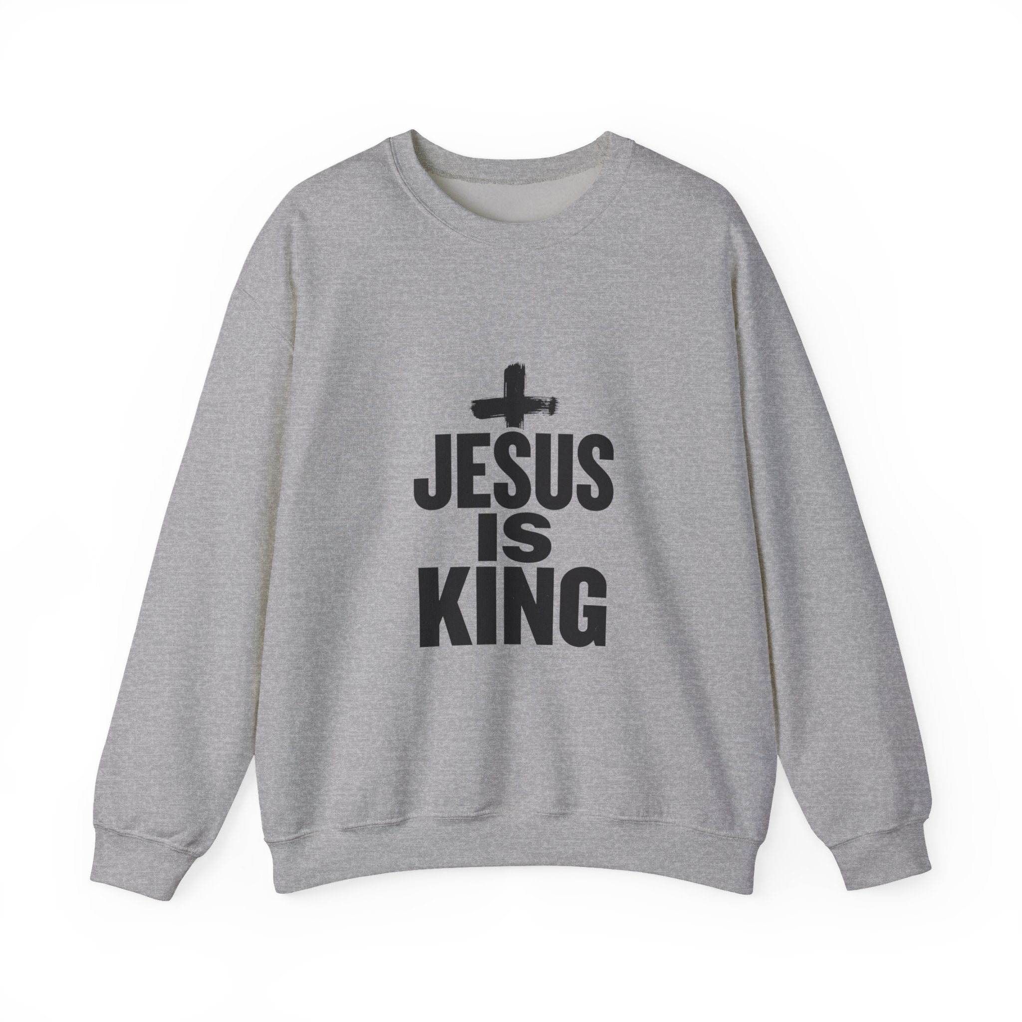 Jesus Is King Sweatshirt | Christian Easter, Resurrection Scripture