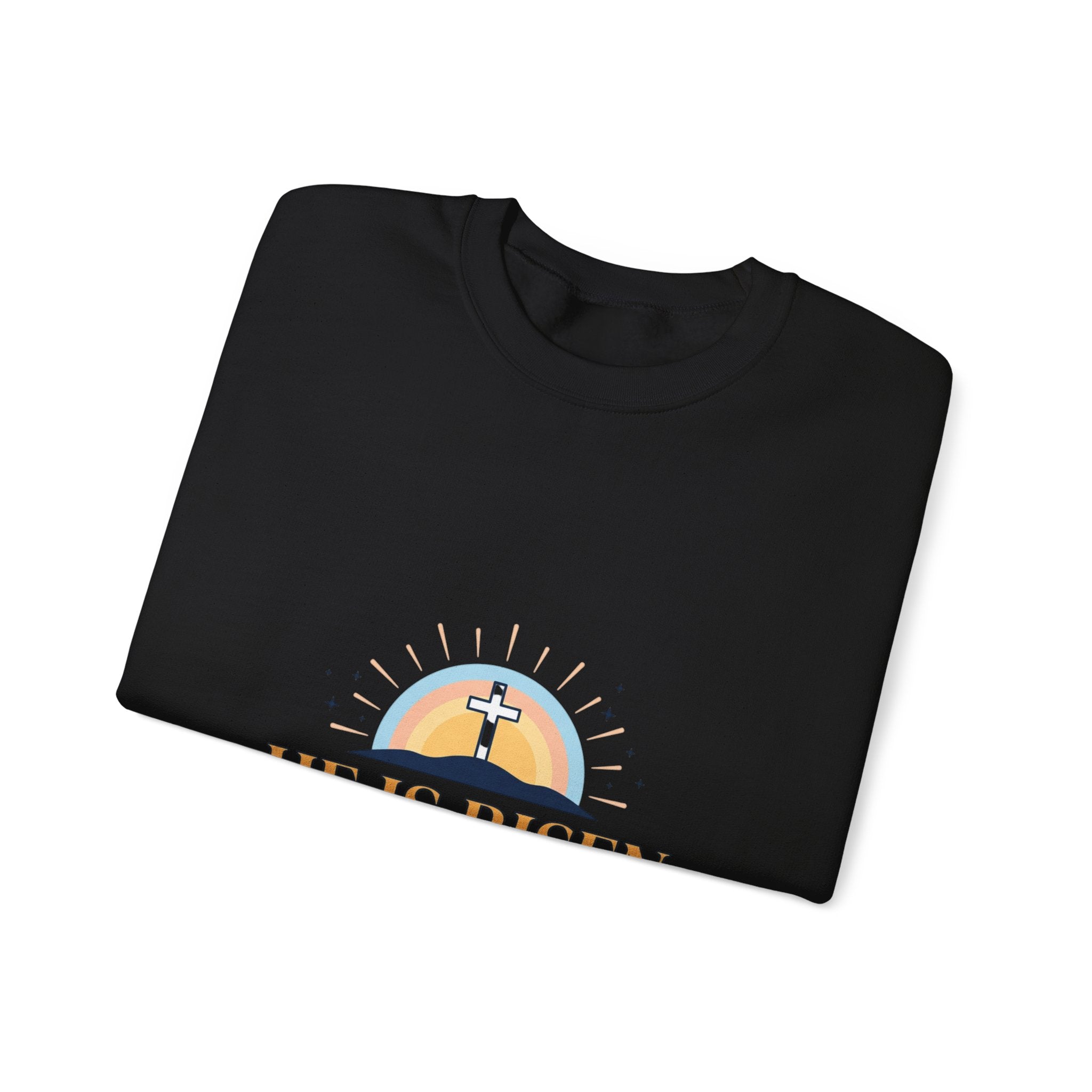 He Is Risen Crewneck Sweatshirt | Christian Easter, Resurrection Sweatshirt