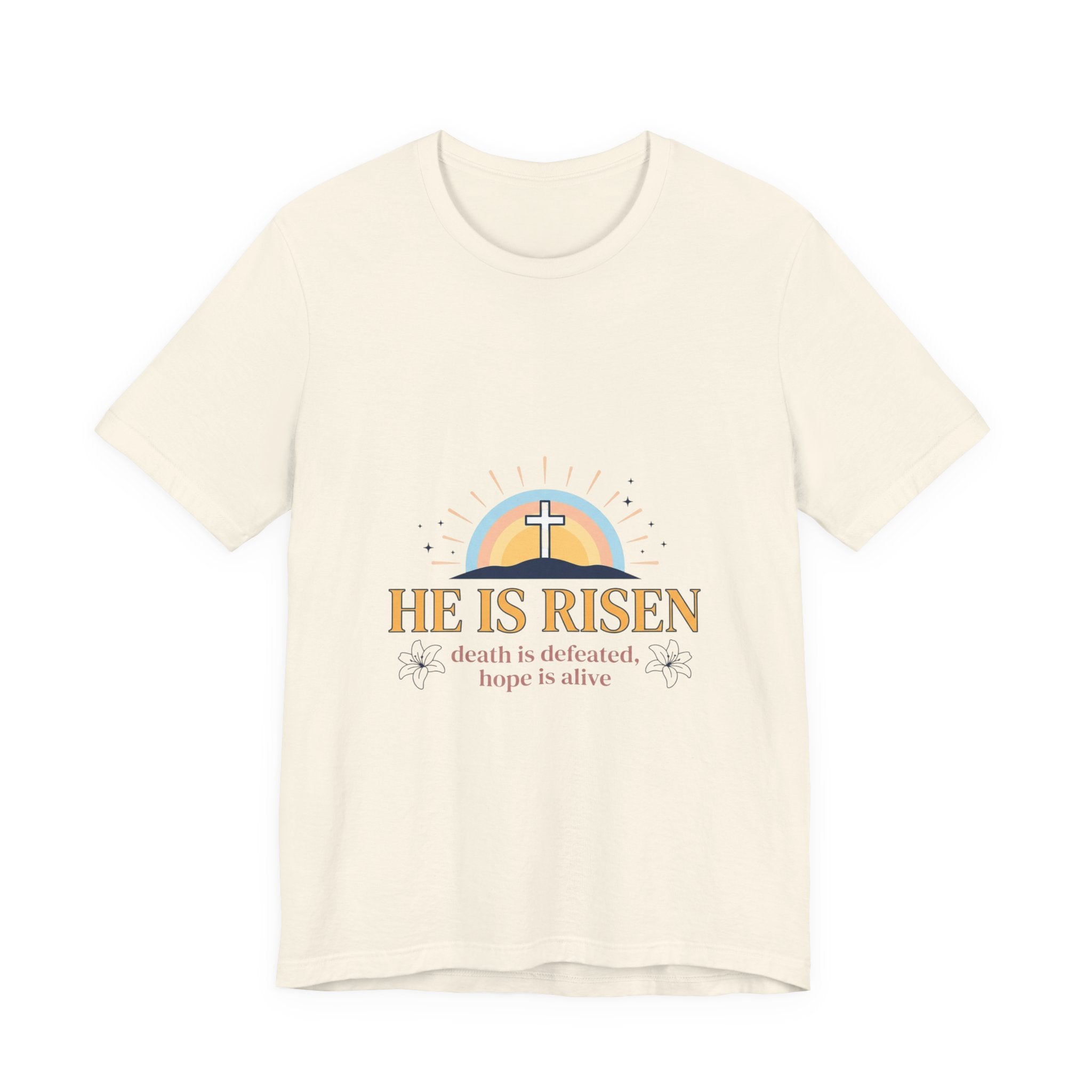 He Is Risen Shirt | Easter Christian Resurrection Tee, Scripture Faith Shirt