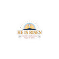 He Is Risen Sticker | Christian Easter, Resurrection Faith Sticker
