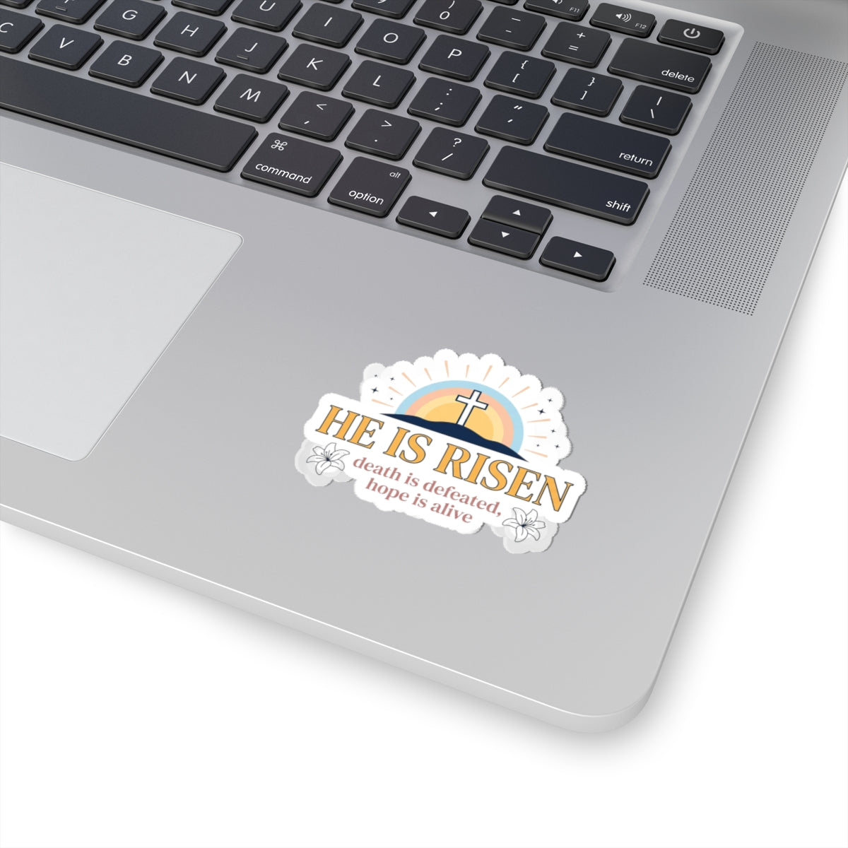 He Is Risen Sticker | Christian Easter, Resurrection Faith Sticker