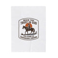 When You Trust in God Cowboy Blanket | Western Americana, Vintage Frontier