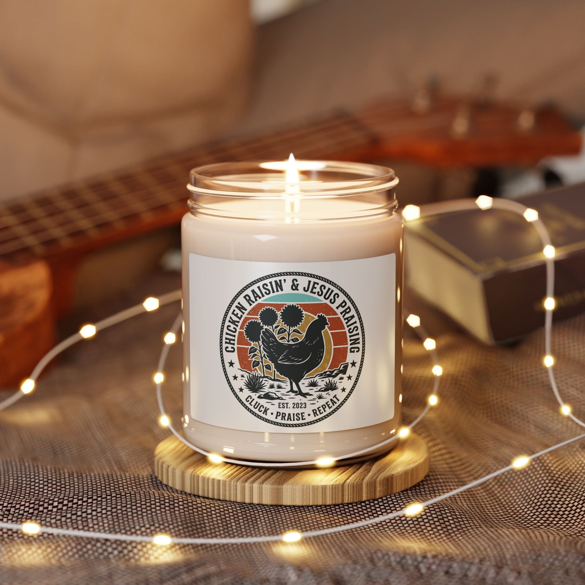 Frontier Rooster Candle, Soy Candle | Western Americana, Vintage Rodeo