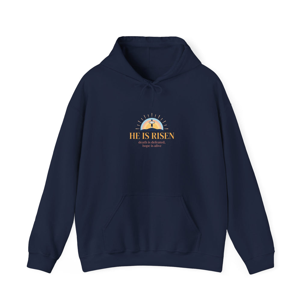 He Is Risen Hoodie | Christian Easter Sweatshirt, Resurrection Scripture