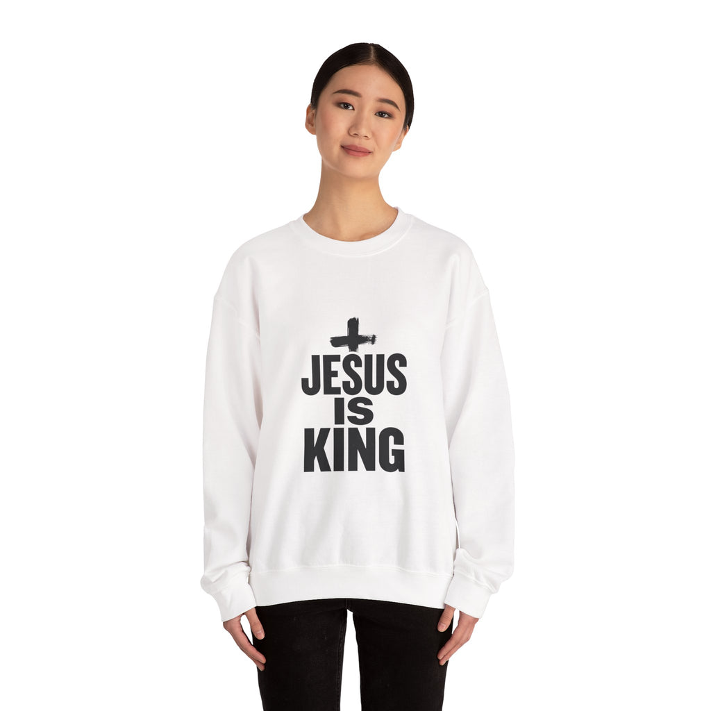 Jesus Is King Sweatshirt | Christian Easter, Resurrection Scripture