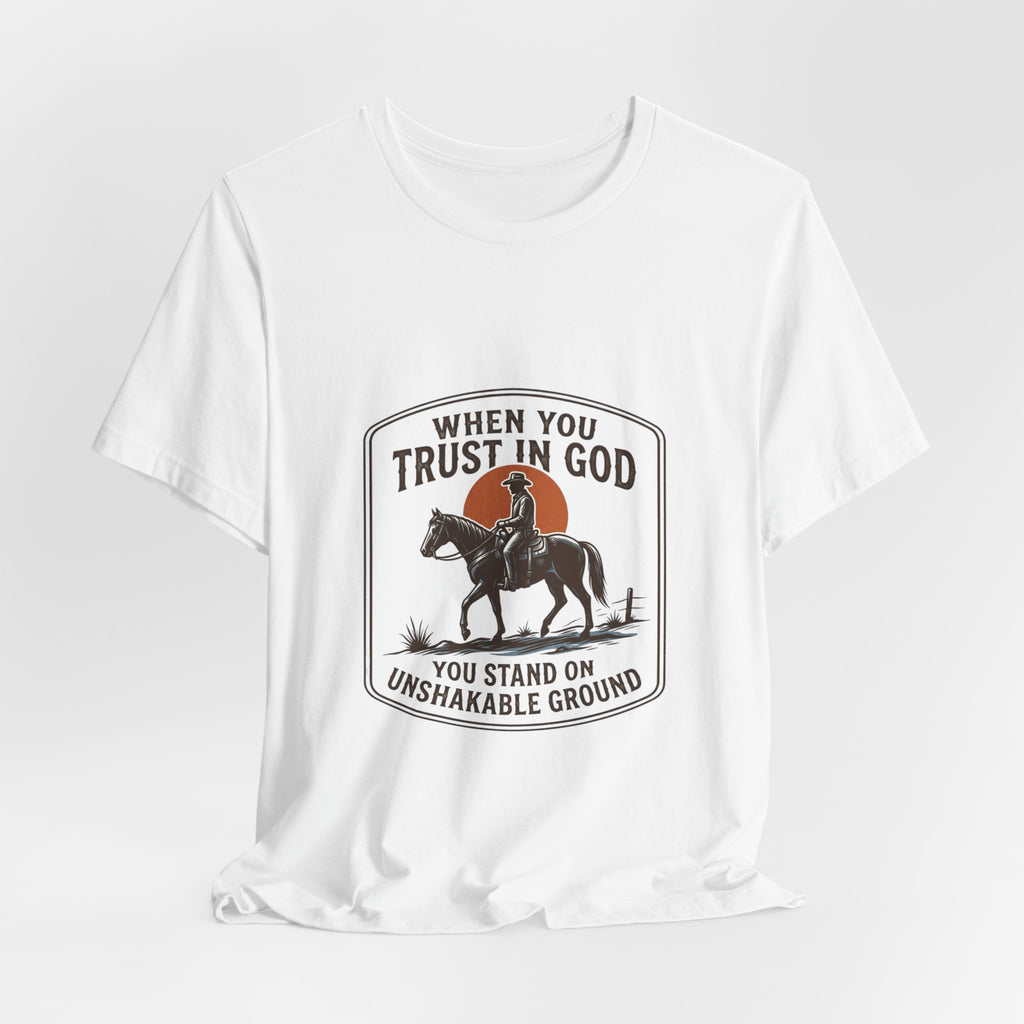 Trust in God Cowboy Tee | Western Americana, Vintage Rodeo, Frontier