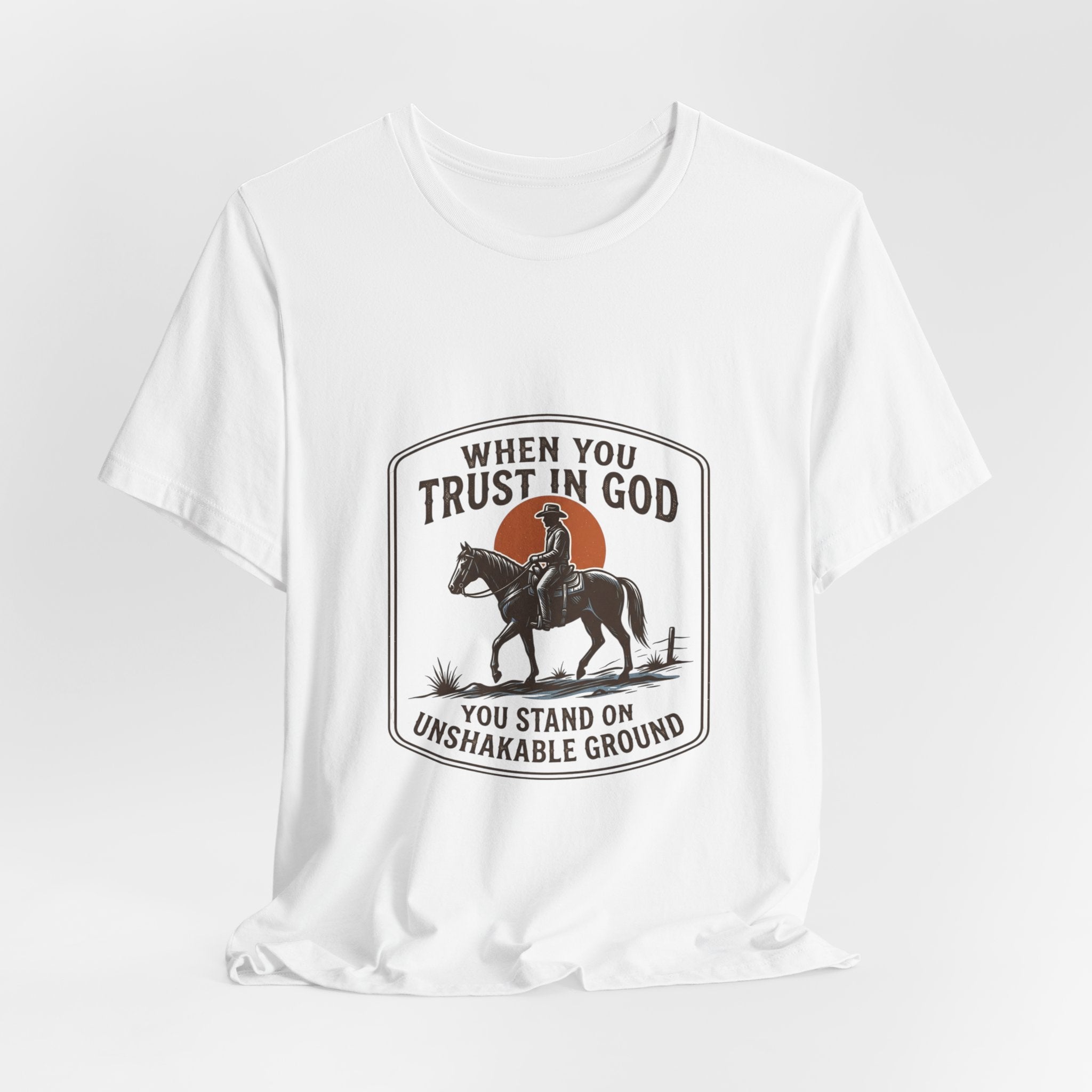 Trust in God Cowboy Tee | Western Americana, Vintage Rodeo, Frontier