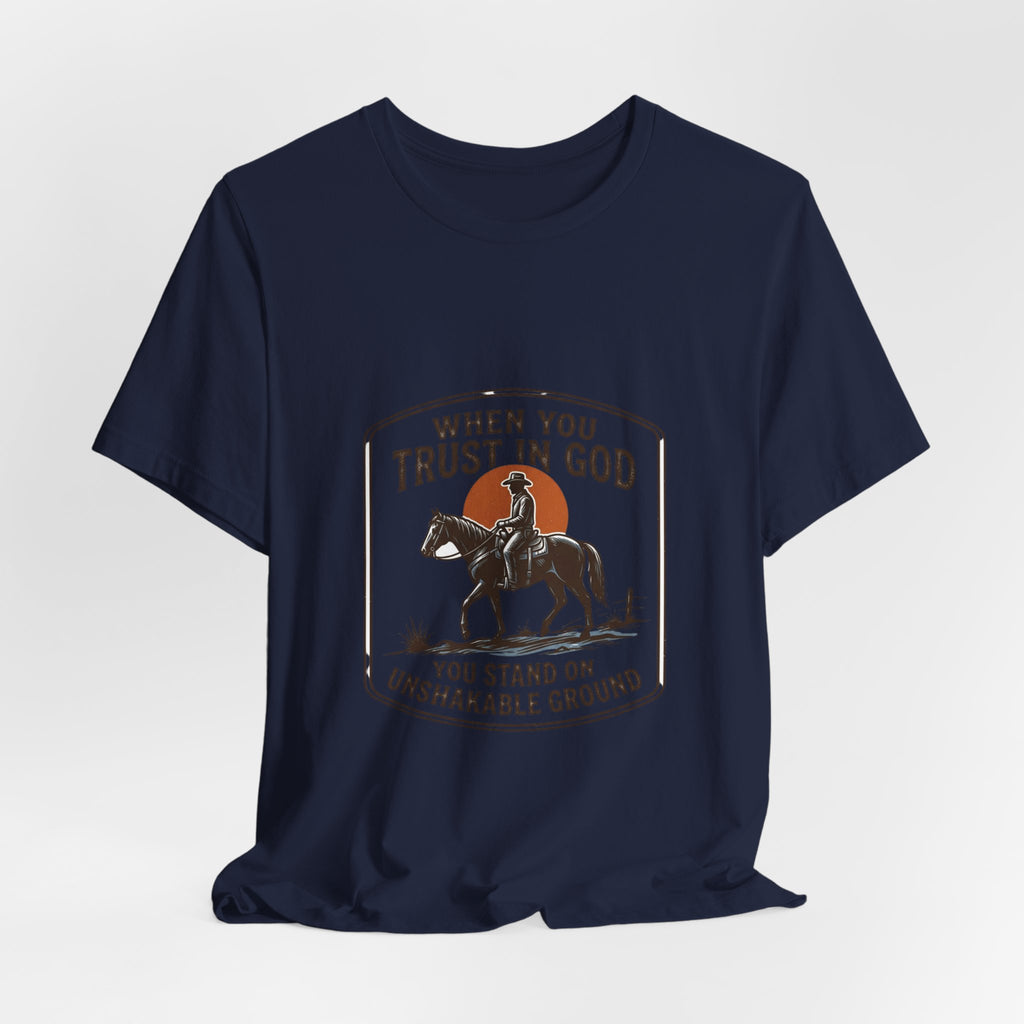 Trust in God Cowboy Tee | Western Americana, Vintage Rodeo, Frontier