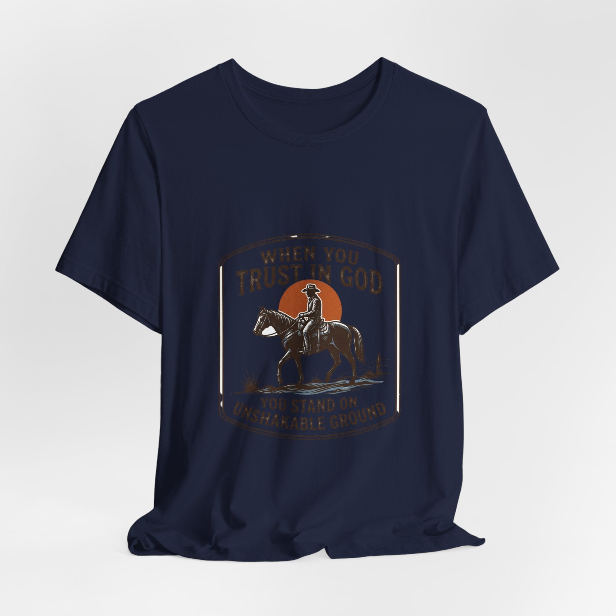 Trust in God Cowboy Tee | Western Americana, Vintage Rodeo, Frontier