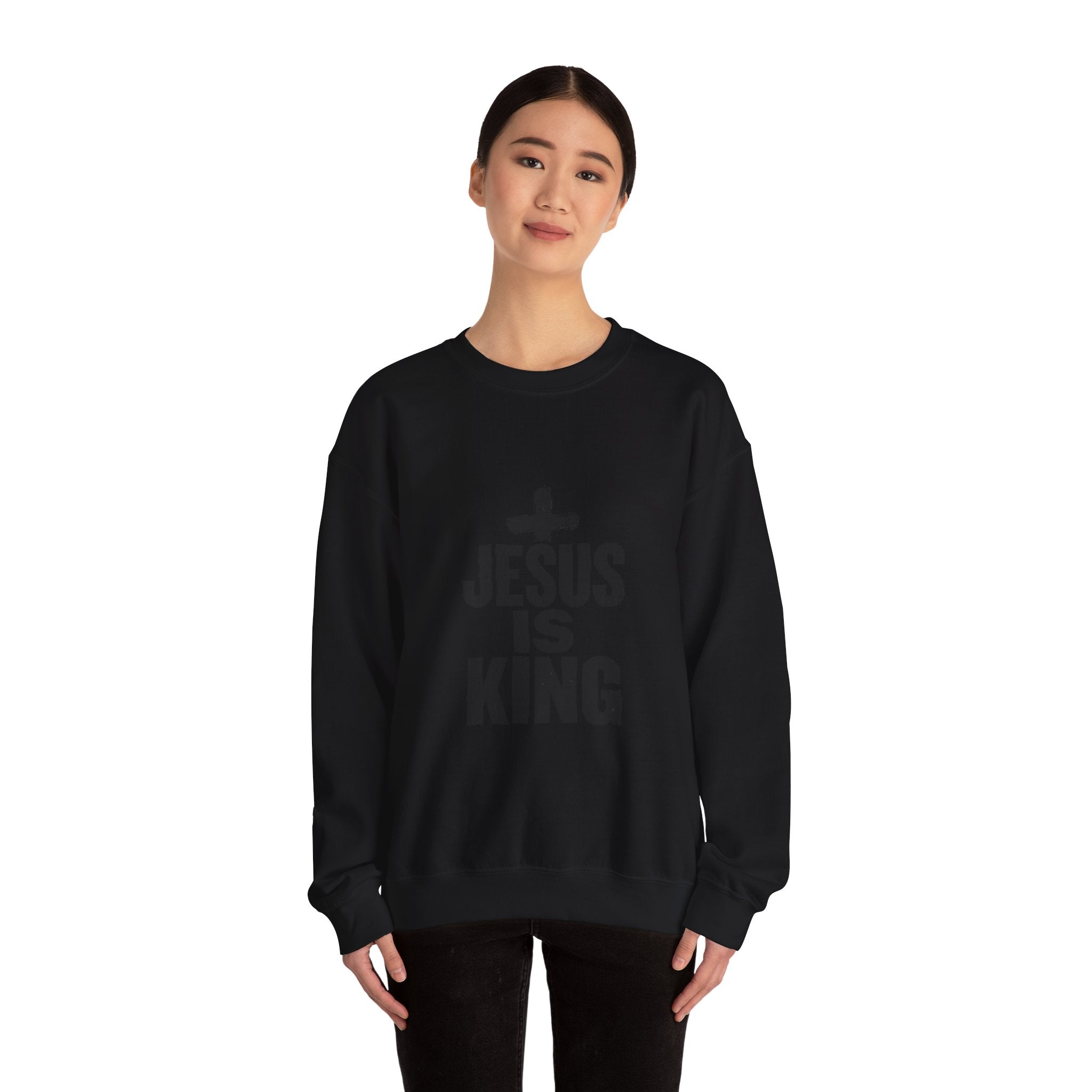 Jesus Is King Sweatshirt | Christian Easter, Resurrection Scripture