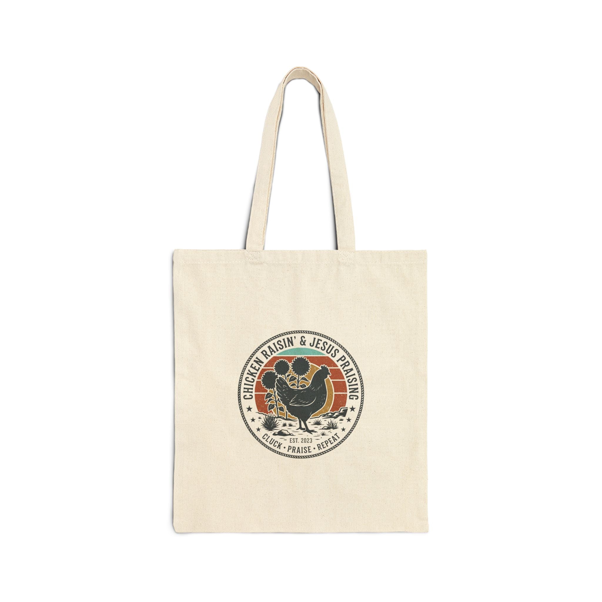 Chicken Raisin Rodeo Tote | Western Americana, Vintage Desert Tones