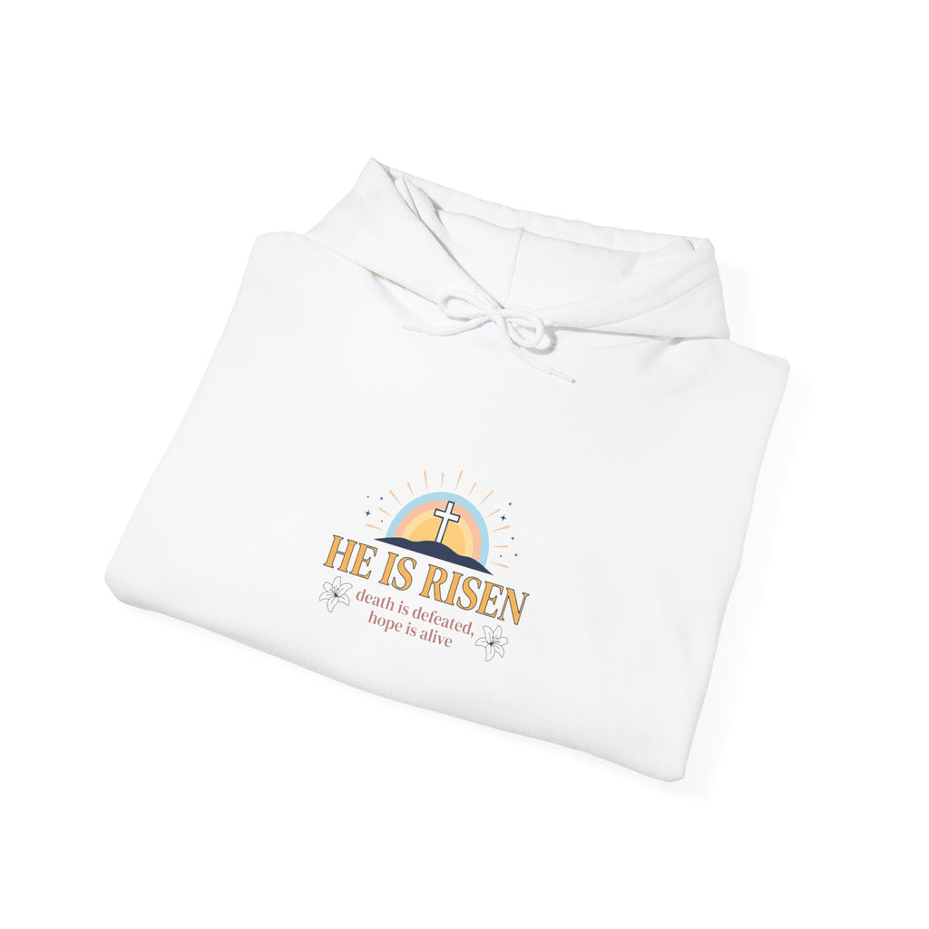 He Is Risen Hoodie | Christian Easter Sweatshirt, Resurrection Scripture