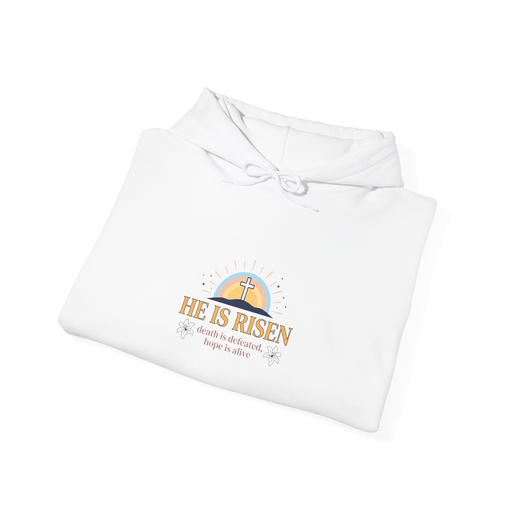 He Is Risen Hoodie | Christian Easter Sweatshirt, Resurrection Scripture