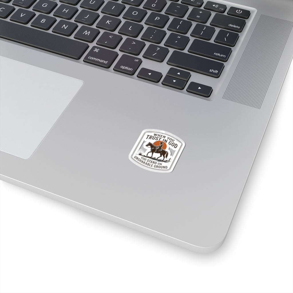When You Trust In God Cowboy Sticker | Western Americana, Vintage Rodeo