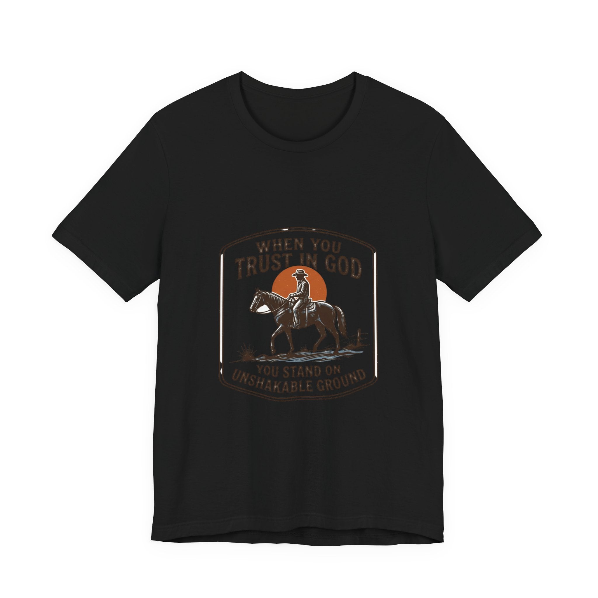 Trust in God Cowboy Tee | Western Americana, Vintage Rodeo, Frontier
