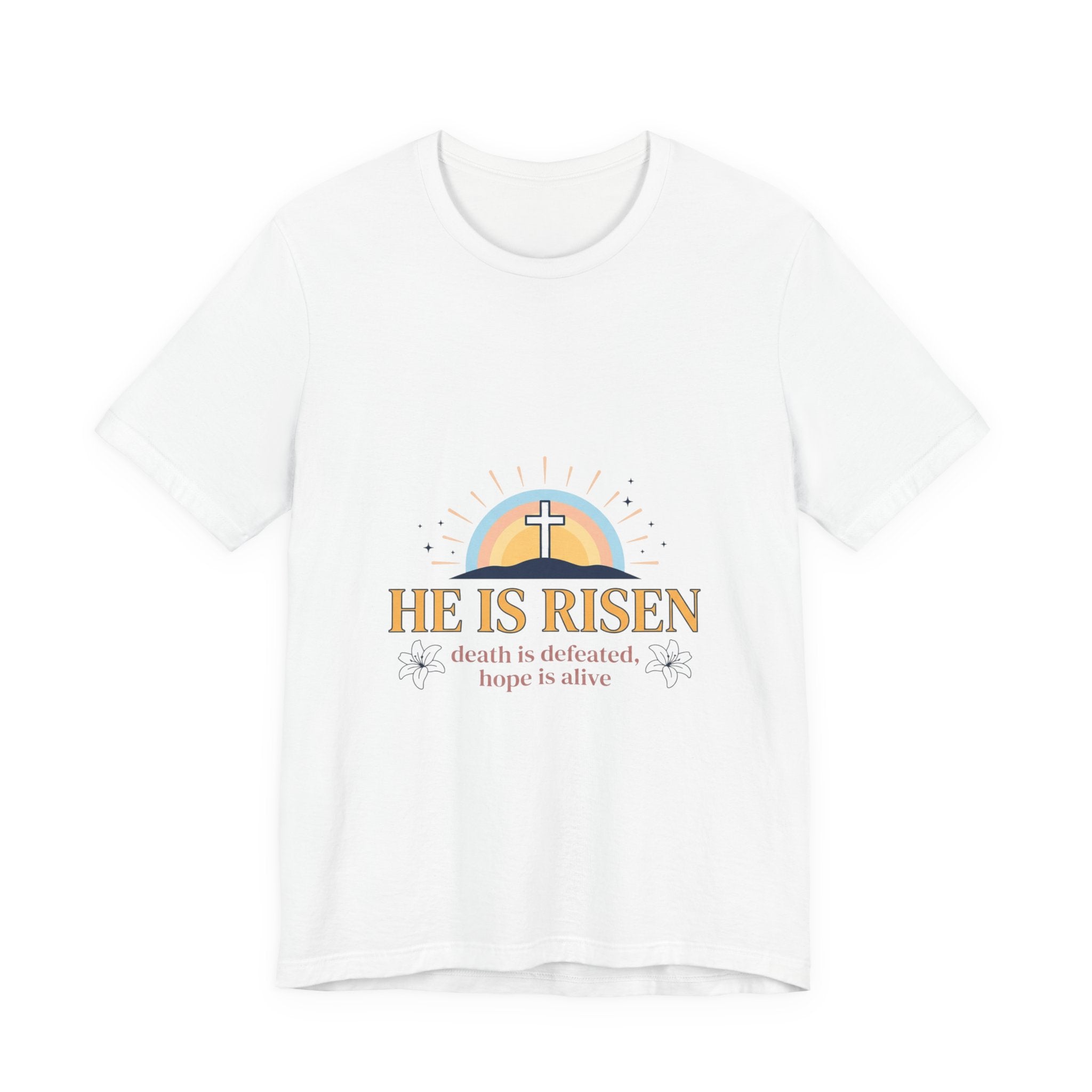 He Is Risen Shirt | Easter Christian Resurrection Tee, Scripture Faith Shirt