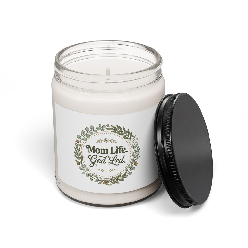 Mom Life Typography Candle | Mother's Day Minimalist Soy Candle