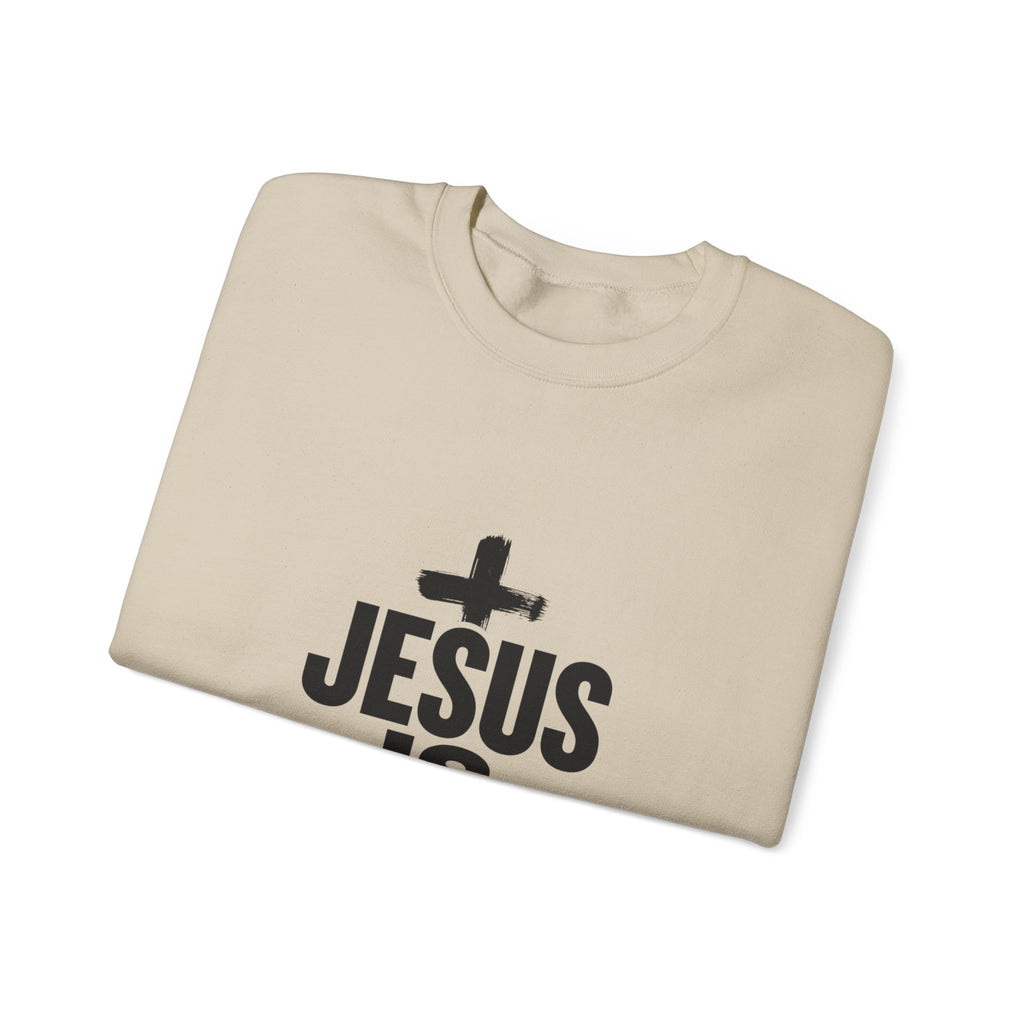 Jesus Is King Sweatshirt | Christian Easter, Resurrection Scripture