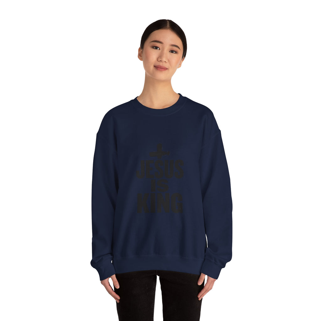 Jesus Is King Sweatshirt | Christian Easter, Resurrection Scripture