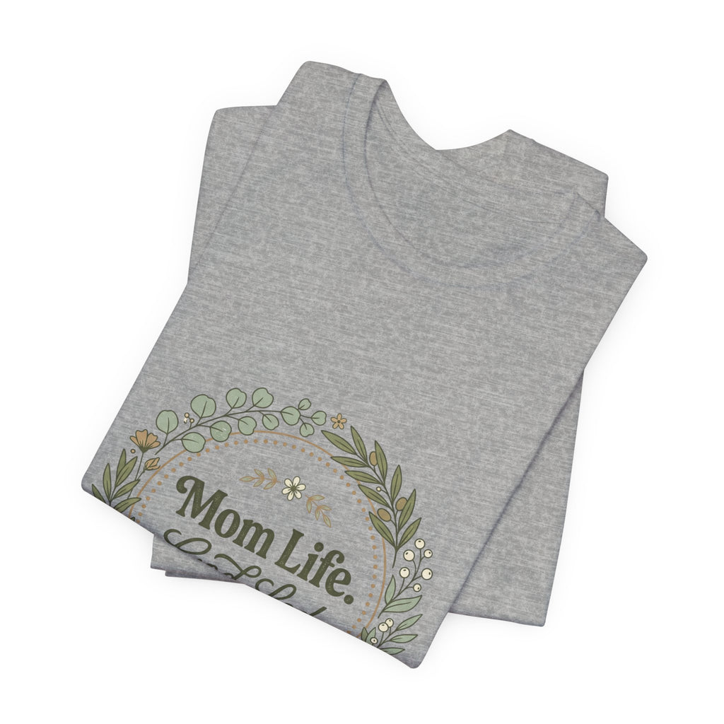 Mom Life Tee | Minimalist Mother's Day Shirt, Typographic Mom Tee