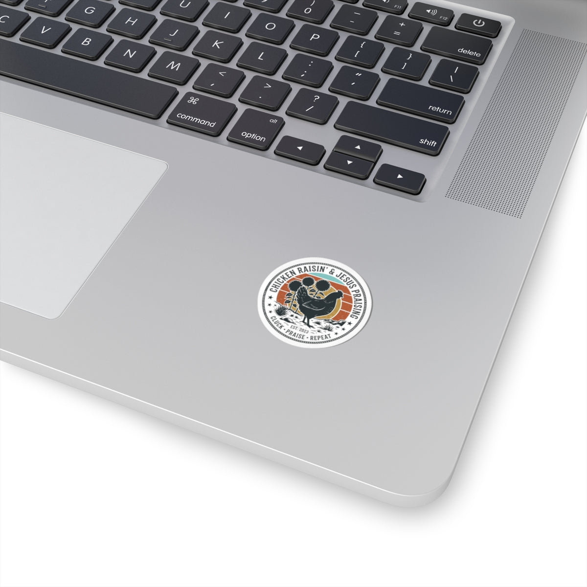 Chicken Raisin & Jesus Praisin Sticker | Western Americana, Vintage Ranch