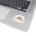 He Is Risen Religious Easter Sticker — "Death Is Defeated, Hope Is Alive" Christian Kiss-Cut Decal