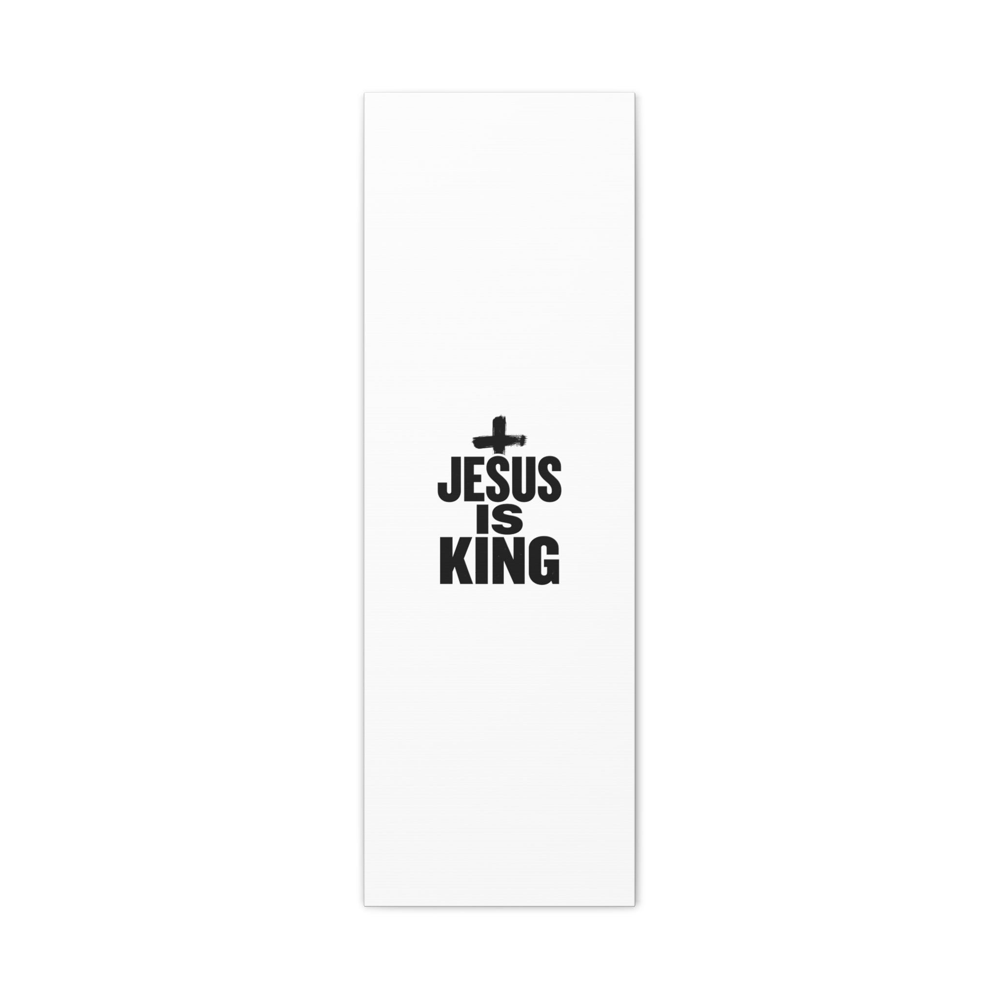 Jesus Is King Canvas | Christian Easter Wall Art, Faith Resurrection Decor