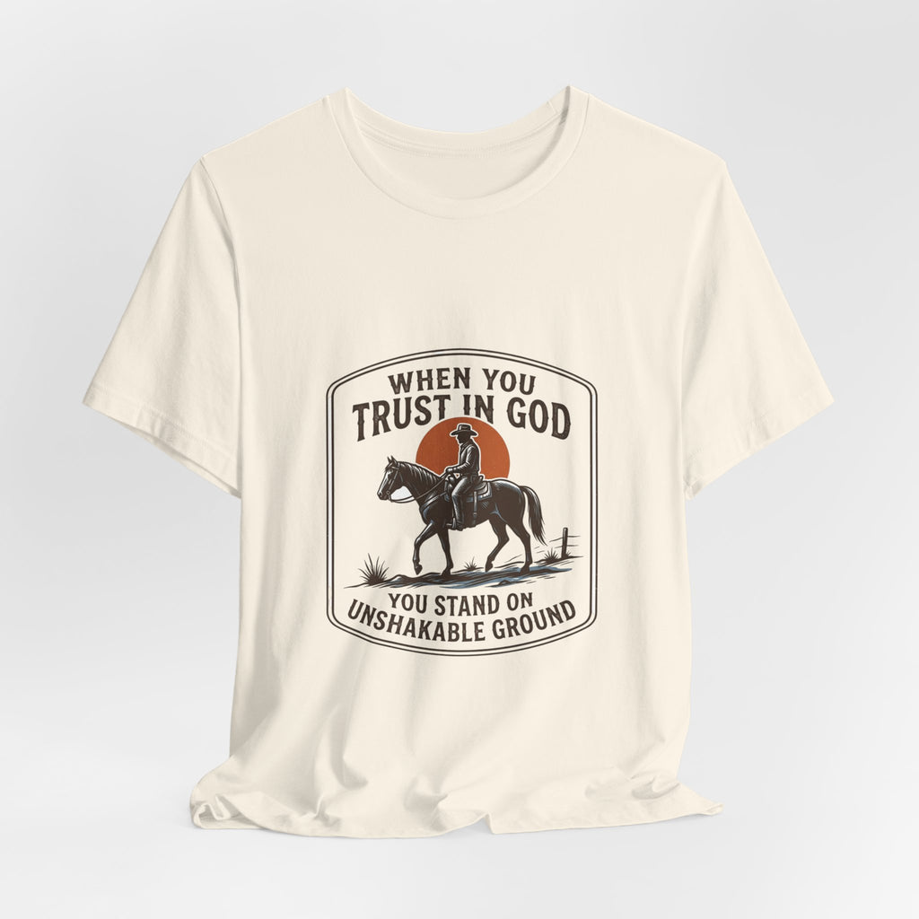 Trust in God Cowboy Tee | Western Americana, Vintage Rodeo, Frontier