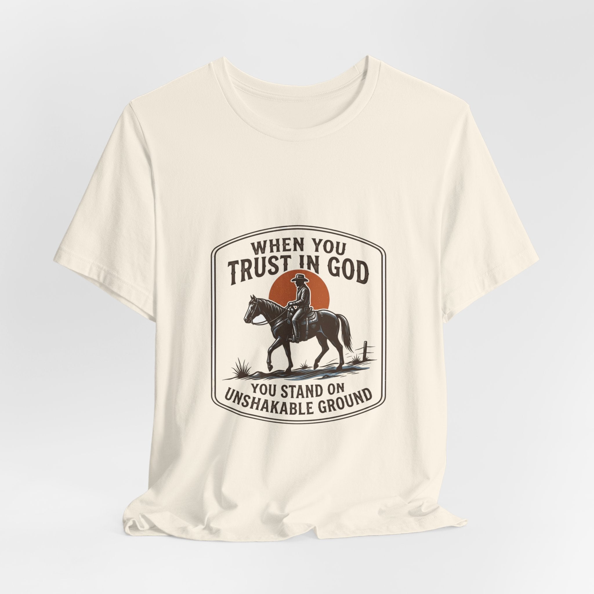 Trust in God Cowboy Tee | Western Americana, Vintage Rodeo, Frontier