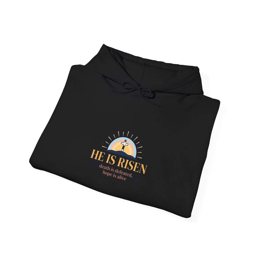 He Is Risen Hoodie | Christian Easter Sweatshirt, Resurrection Scripture