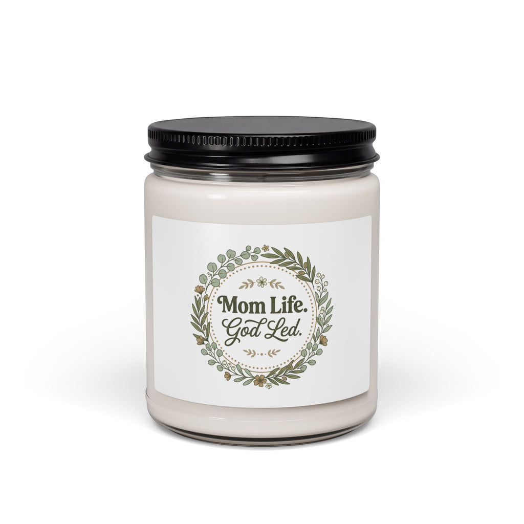 Mom Life Typography Candle | Mother's Day Minimalist Soy Candle