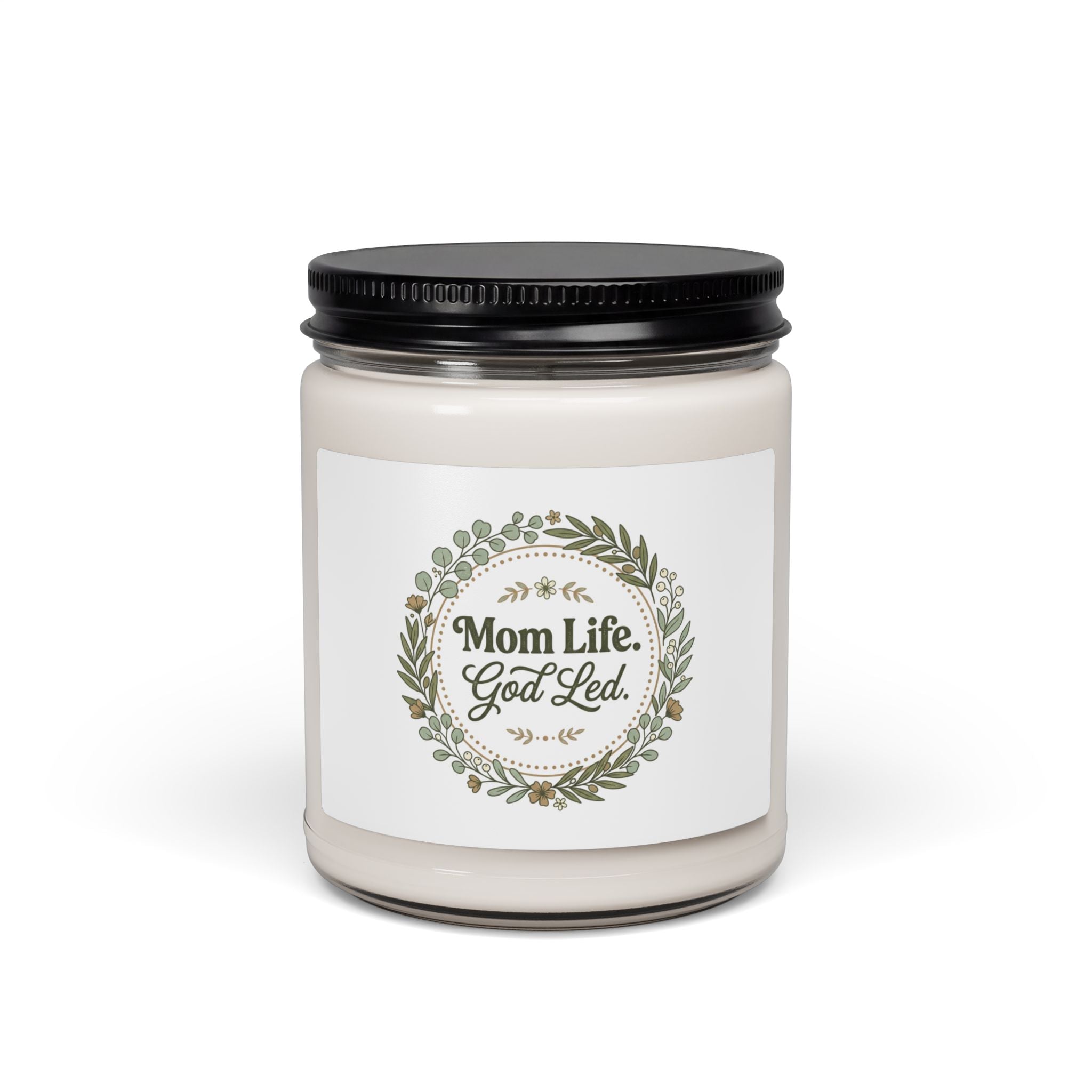 Mom Life Typography Candle | Mother's Day Minimalist Soy Candle