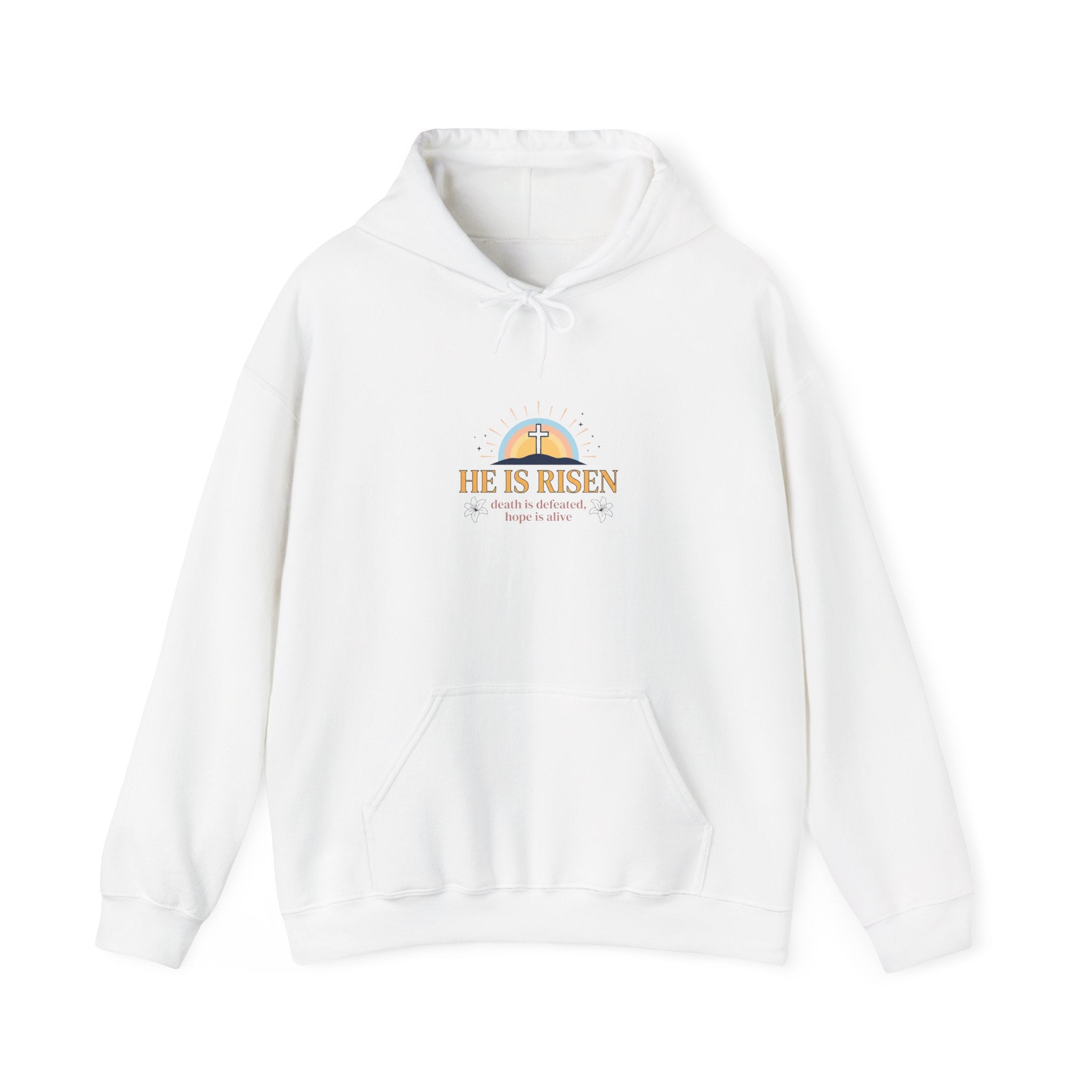 He Is Risen Hoodie | Christian Easter Sweatshirt, Resurrection Scripture
