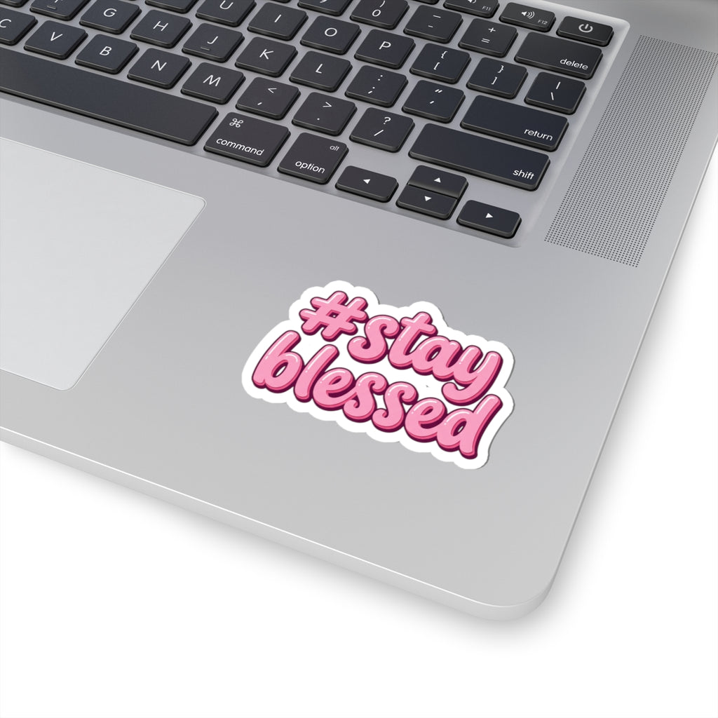 Stay Blessed Sticker | Christian Easter, Faith Affirmation, Pastel Scripture Decal