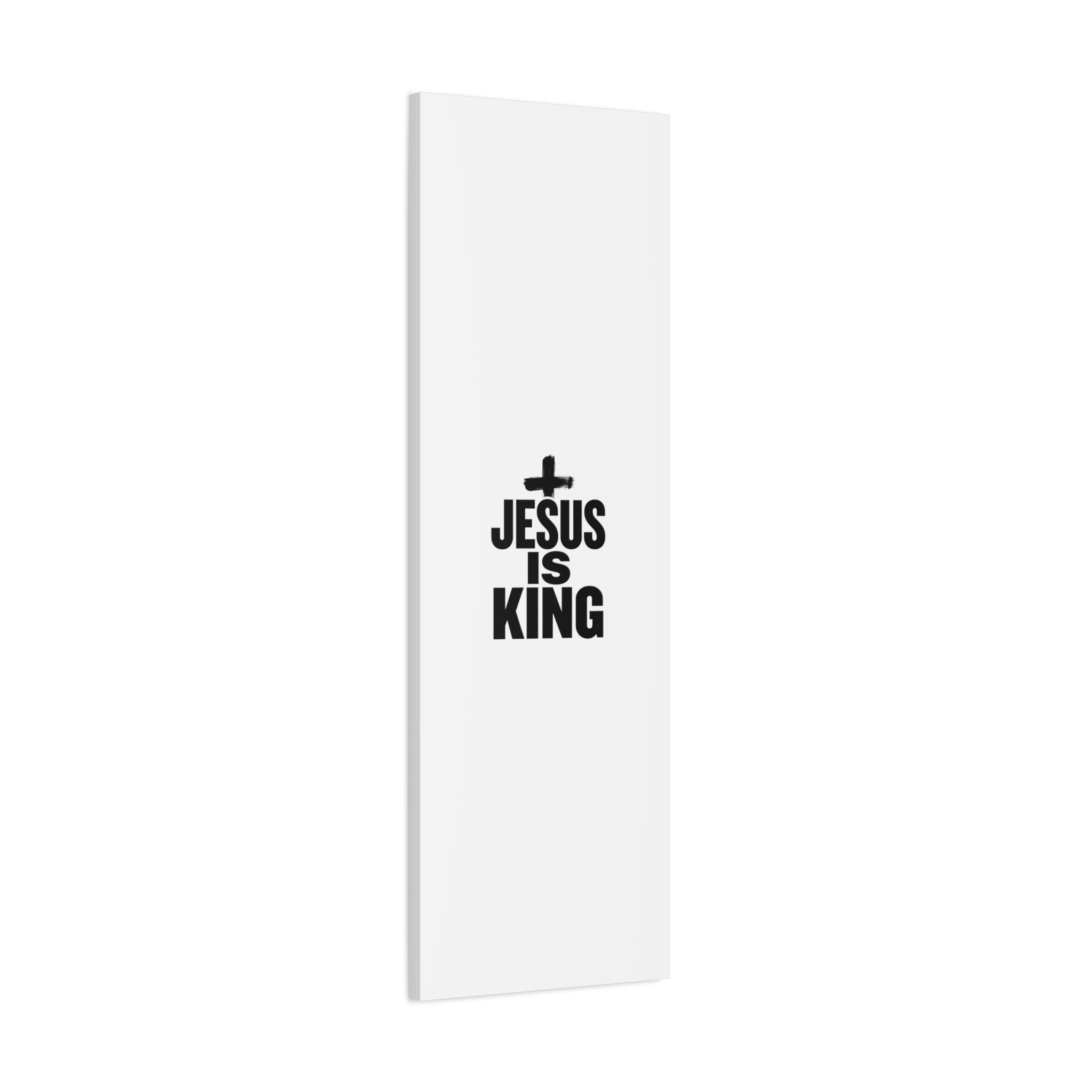 Jesus Is King Canvas | Christian Easter Wall Art, Faith Resurrection Decor