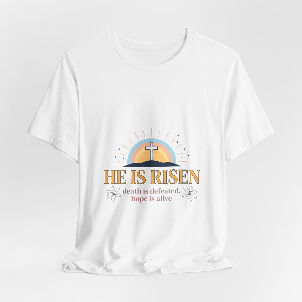 He Is Risen Shirt | Easter Christian Resurrection Tee, Scripture Faith Shirt