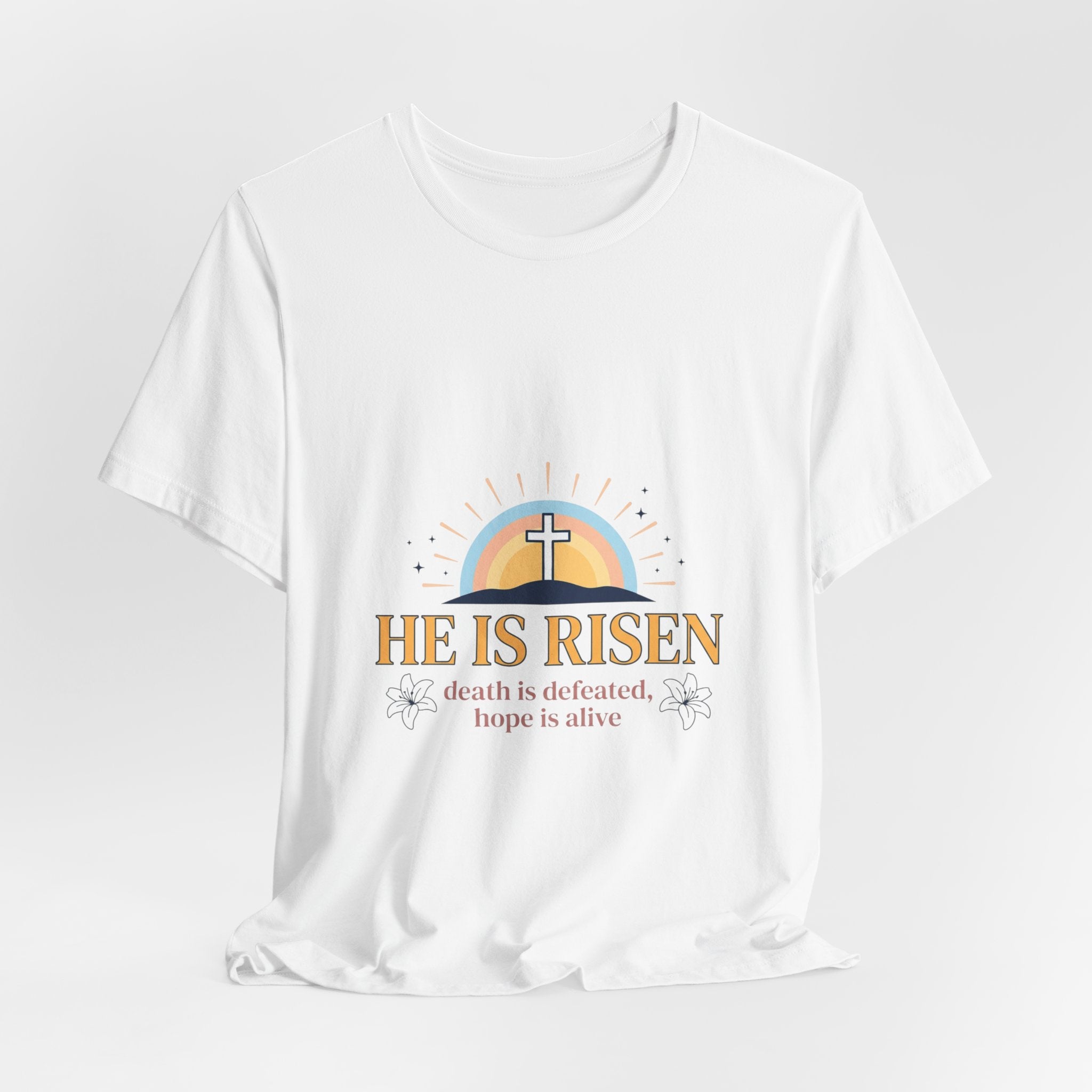 He Is Risen Shirt | Easter Christian Resurrection Tee, Scripture Faith Shirt