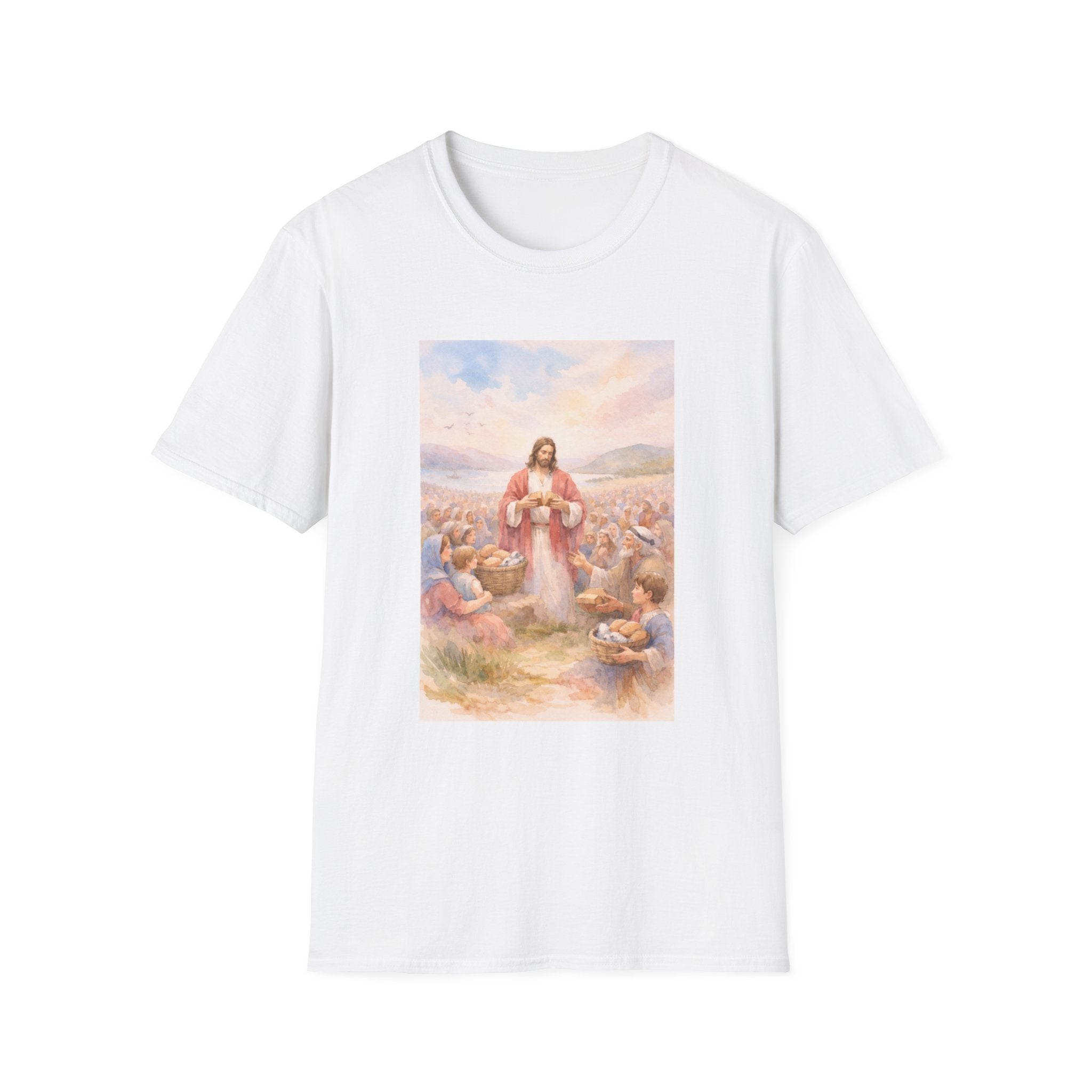 Jesus with Children T-Shirt — Inspirational Christian Faith Graphic Tee