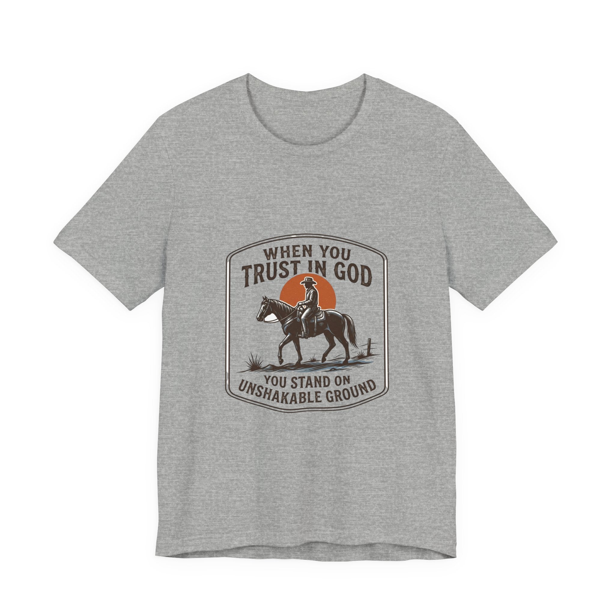 Trust in God Cowboy Tee | Western Americana, Vintage Rodeo, Frontier