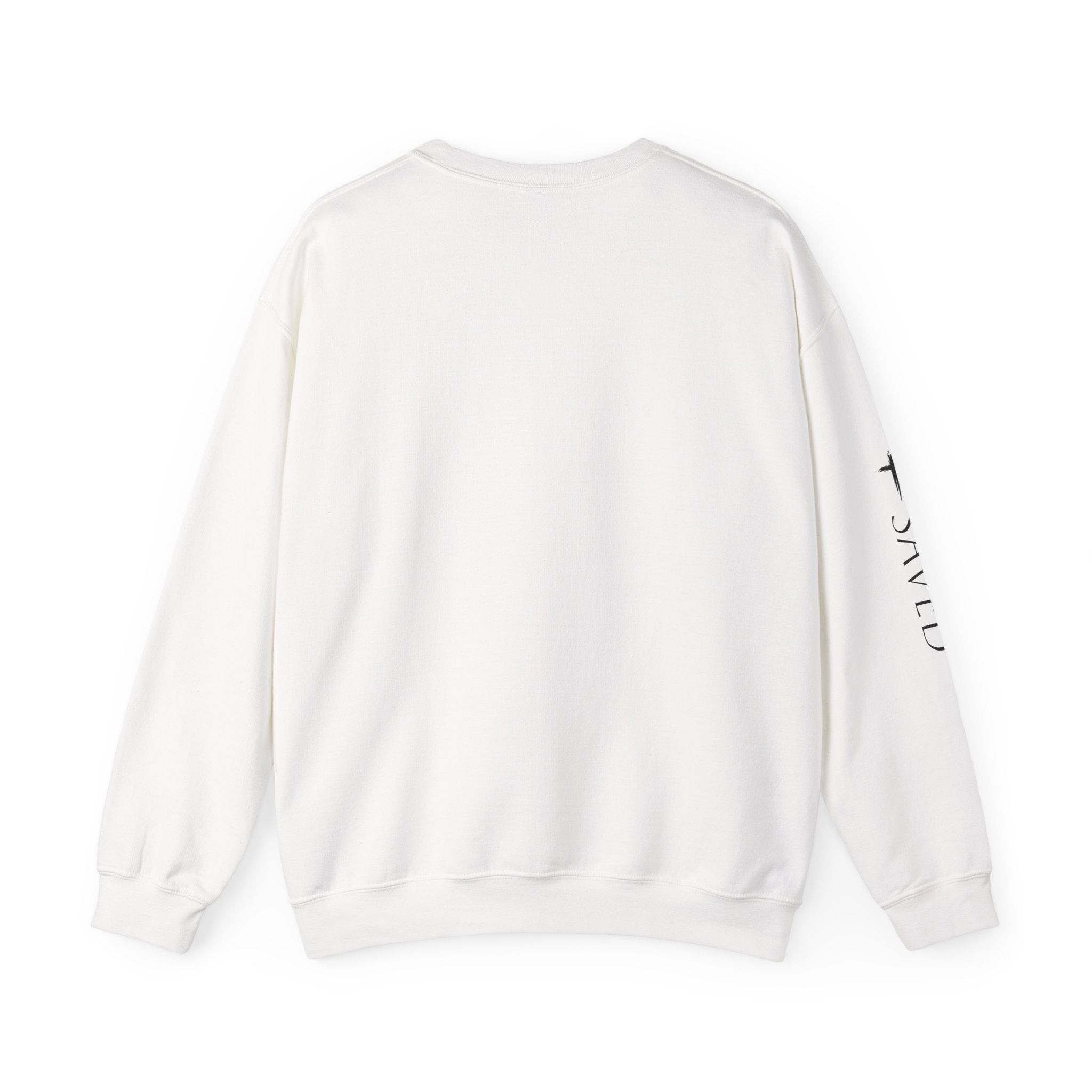 Christian Crewneck Sweatshirt — "J E S U S" Retro Dot Design (He’ll Be There For You)