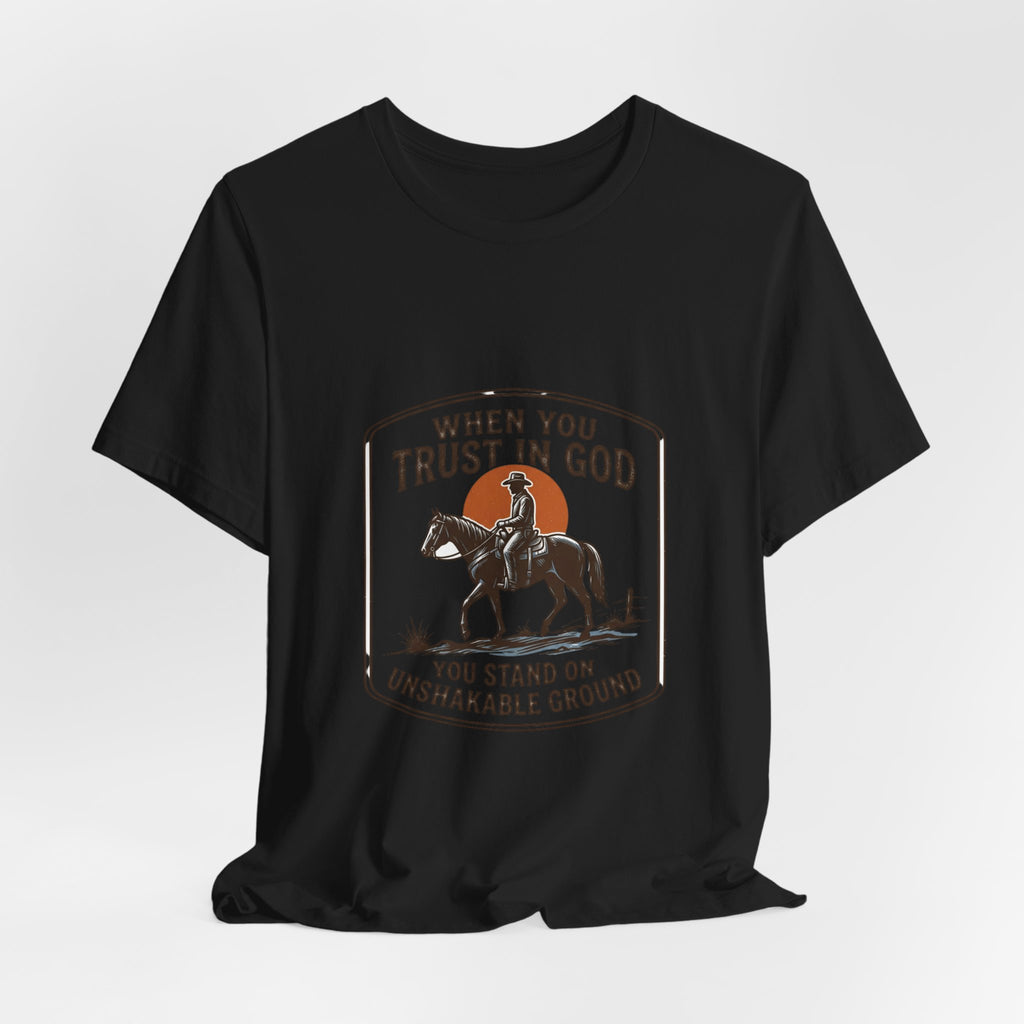 Trust in God Cowboy Tee | Western Americana, Vintage Rodeo, Frontier