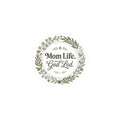 Mom Life God Led Sticker | Mother’s Day Minimal Typographic, Faith Mom