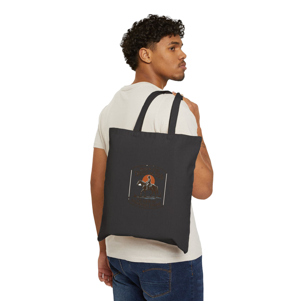When You Trust in God Western Tote | Cowboy, Frontier Americana, Vintage Rodeo