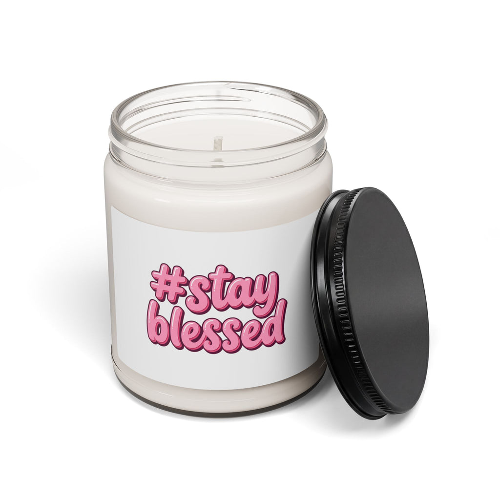 Stay Blessed Soy Candle | Christian Easter, He Is Risen Inspiration