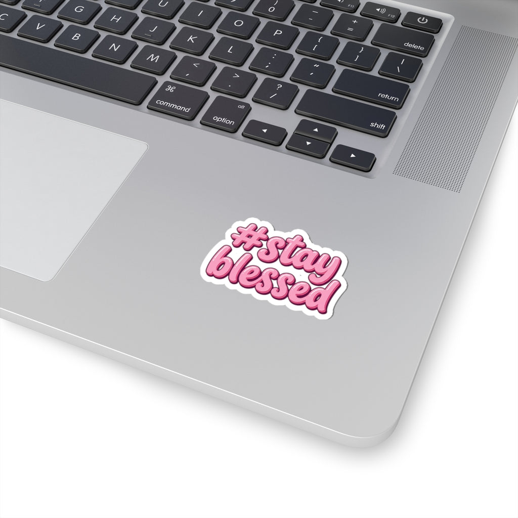 Stay Blessed Sticker | Christian Easter, Faith Affirmation, Pastel Scripture Decal