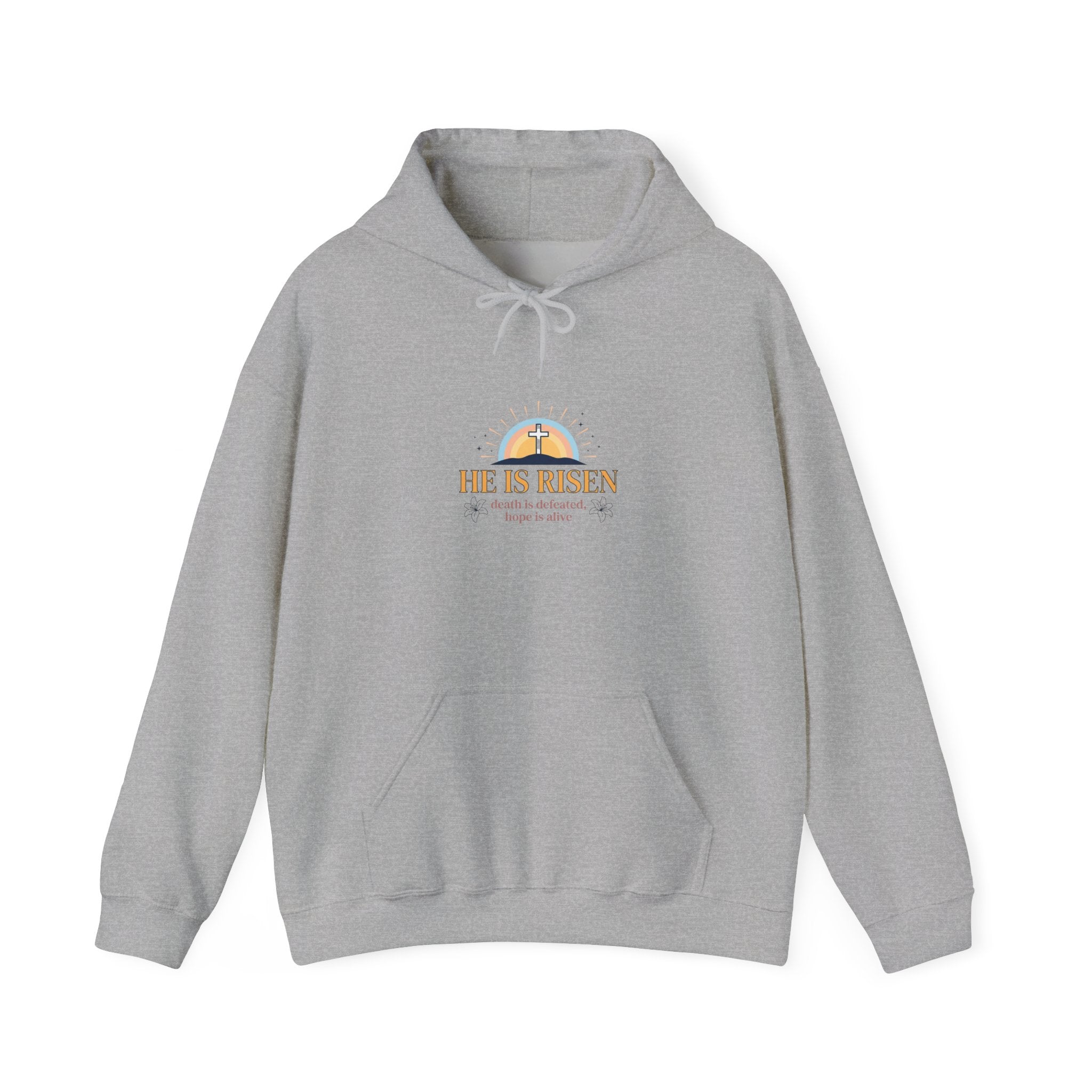 He Is Risen Hoodie | Christian Easter Sweatshirt, Resurrection Scripture