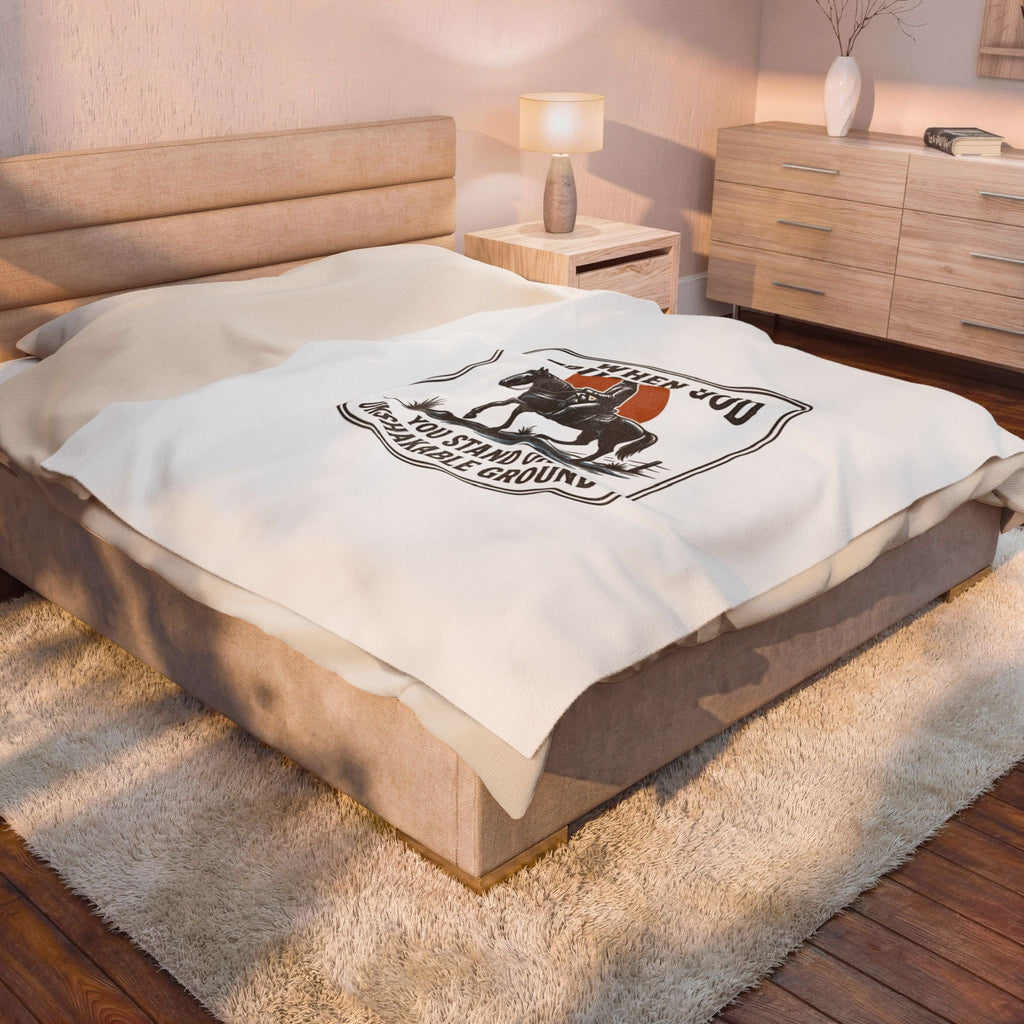 When You Trust in God Cowboy Blanket | Western Americana, Vintage Frontier