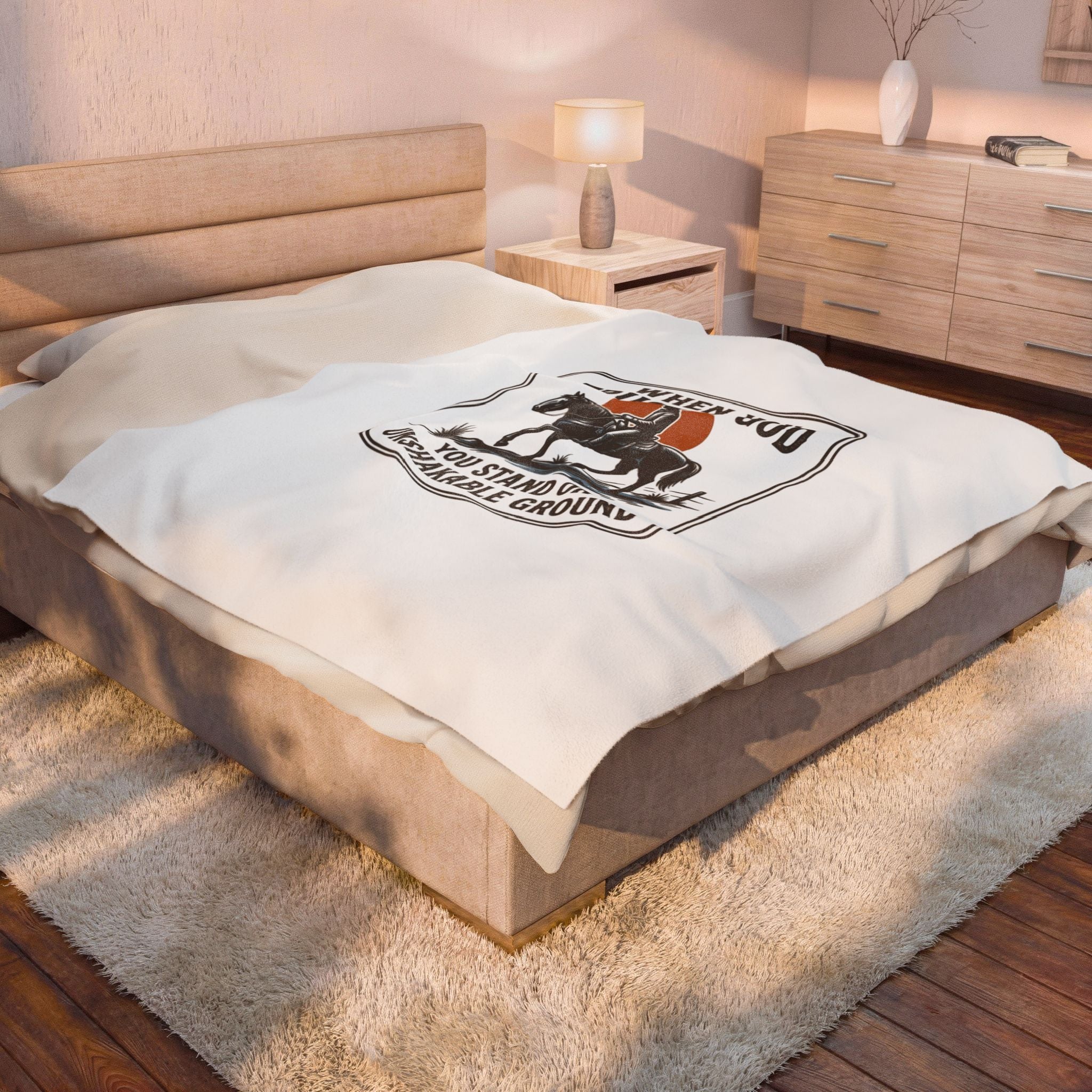When You Trust in God Cowboy Blanket | Western Americana, Vintage Frontier